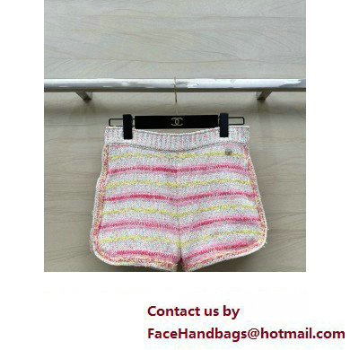 chanel Cotton  &  Mixed Fibers Pink  &  Multicolor SHORTS P76604 2024